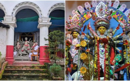 ইংরেজ অসুরকে বধ করেন উমা! কোন নিয়মে হয় ১৫৫ বছরের ভবানীপুর দে বাড়ির পুজো?