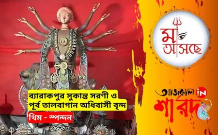 এখানে অষ্টধাতুর মূর্তিতেই পূজিতা হবেন দেবী