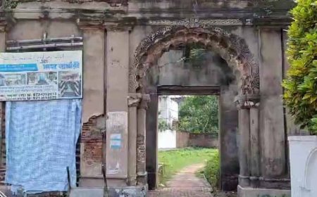 নীলকণ্ঠ পাখি, কামান না থাকলেও আজও অমলিন বহরমপুরের কুঞ্জঘাটা রাজবাড়ির পুজো মণ্ডপ